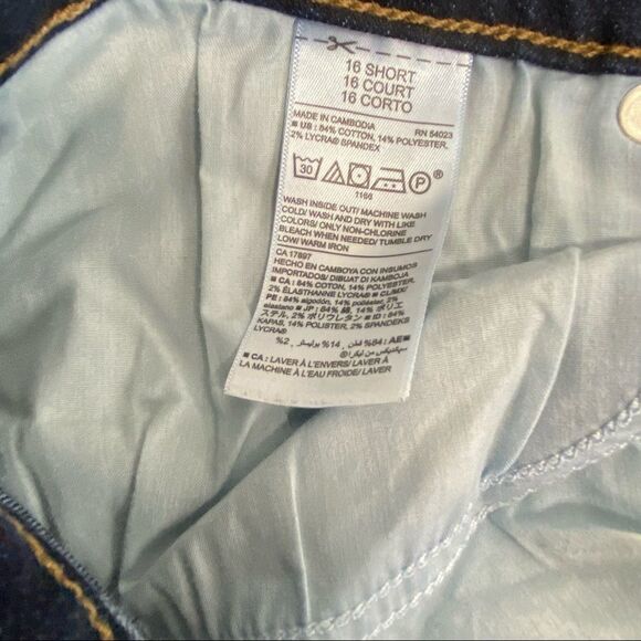 Old Navy Womens size 16S Jeans Curvy Skinny Mid-Rise - Picture 5 of 6